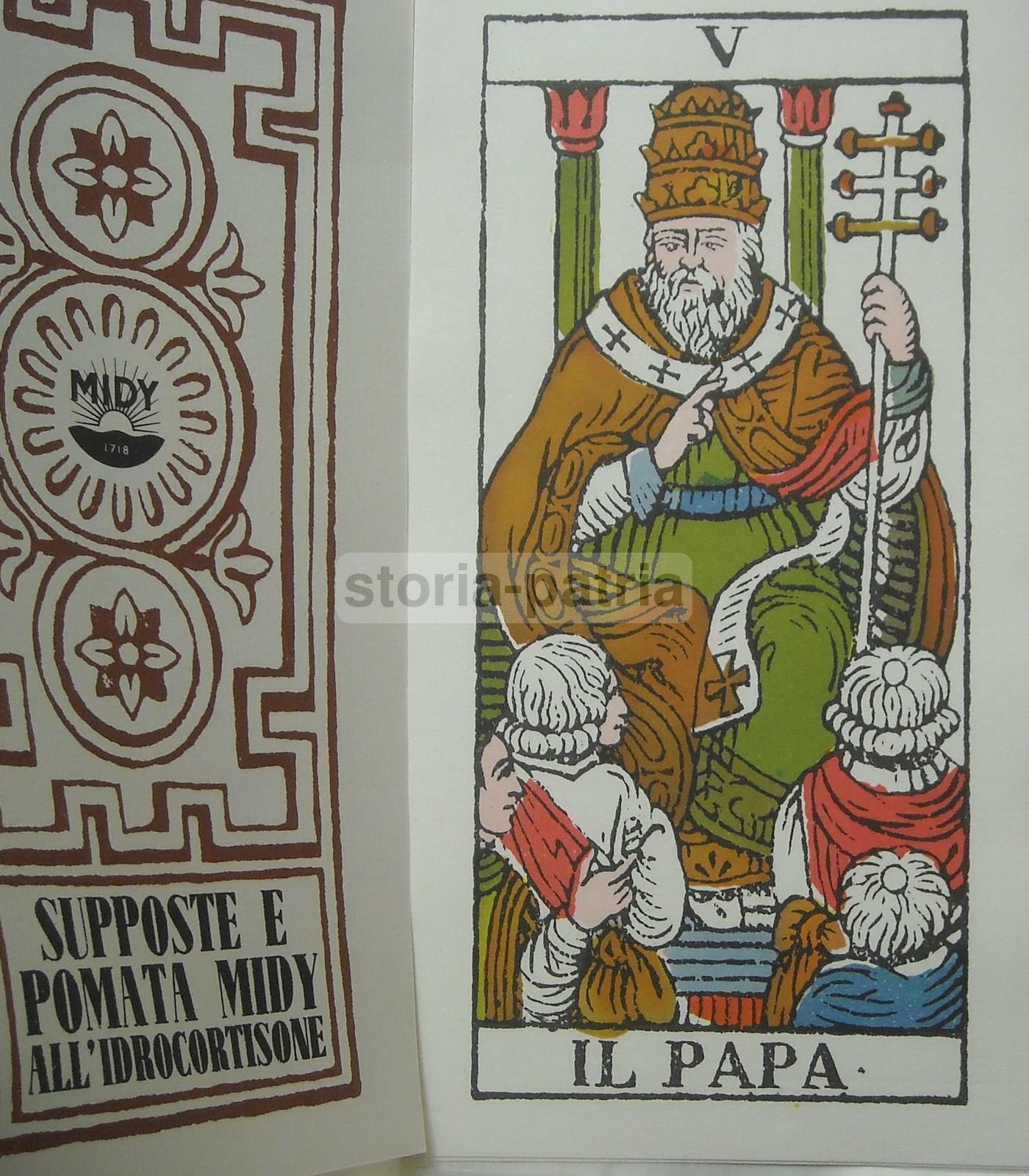 Tarocchi Pubblicitari Midy 1963: Carte Farmaceutiche Milano