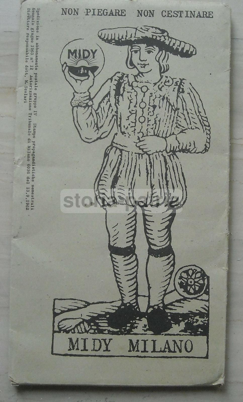 Tarocchi Pubblicitari Midy 1963: Carte Farmaceutiche Milano