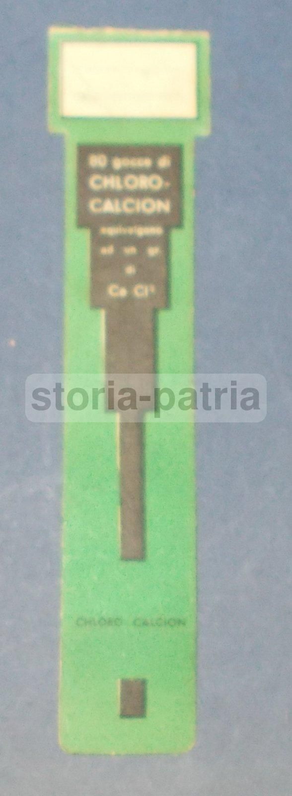 Segnalibro Pubblicitario Chloro Calcion, Anni '30