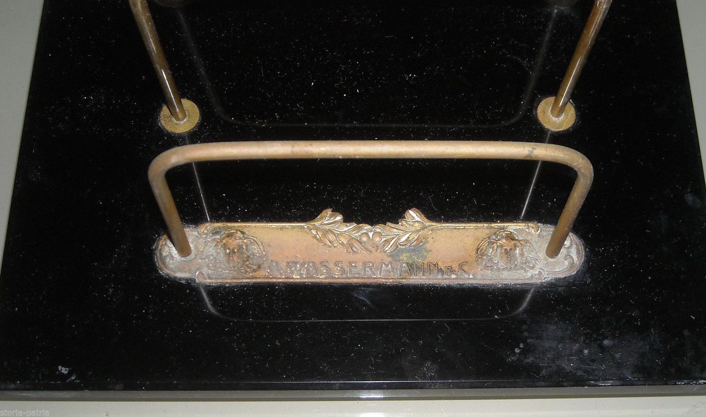 Soprammobile Pubblicitario Wassermann Porta Carte Anni '20