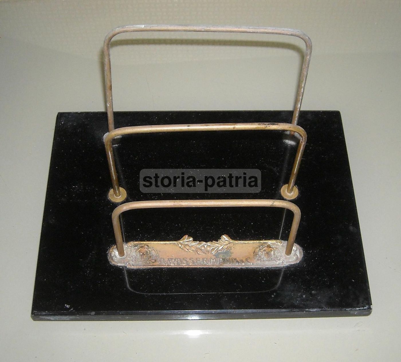 Soprammobile Pubblicitario Wassermann Porta Carte Anni '20