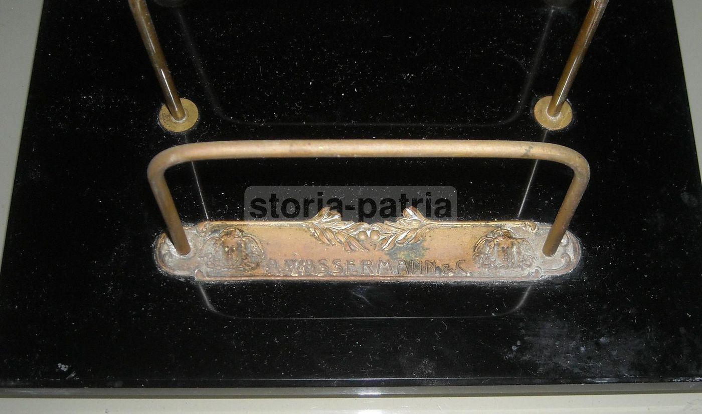 Soprammobile Pubblicitario Wassermann Porta Carte Anni '20