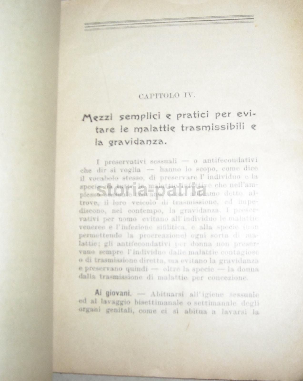 L'Arte Di Non Far Figli Di Secondo Giorni (1912). Trattato Di Neo Malthusianismo E Anticoncezionali