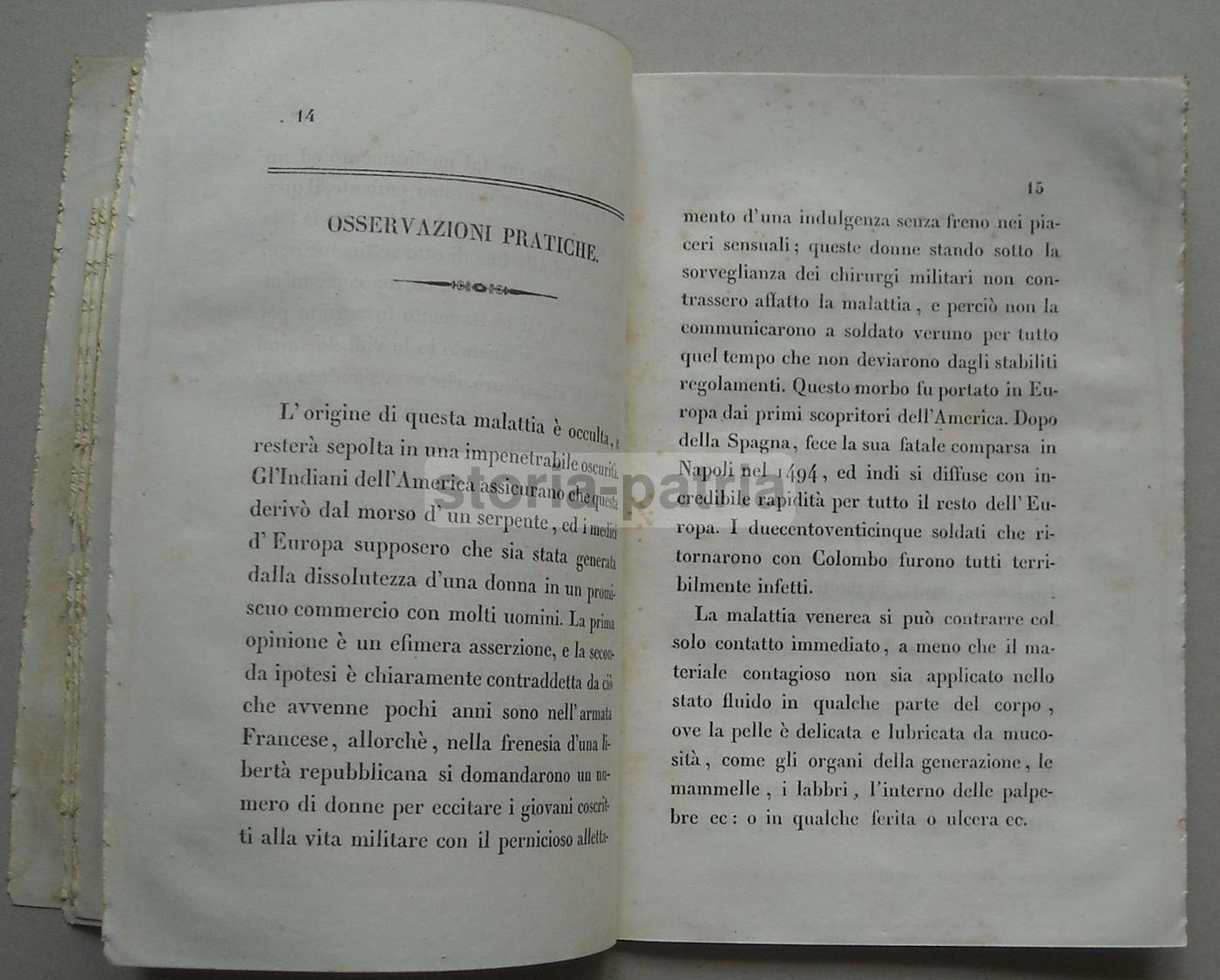 Smith, Malattie Veneree. Napoli, 1838. Russotti, Medicina, Sifilide.