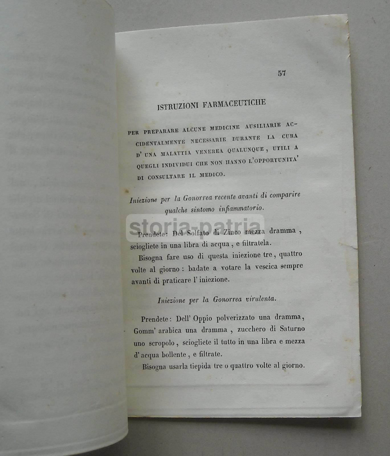 Smith, Malattie Veneree. Napoli, 1838. Russotti, Medicina, Sifilide.