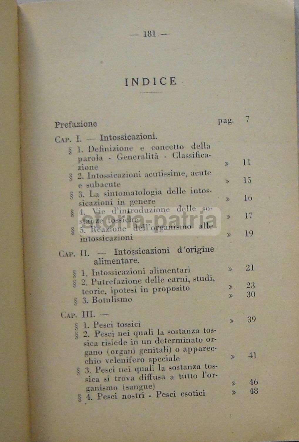 Intossicazioni Da Carni Di Pesce Alterate   Trevisanello 1930