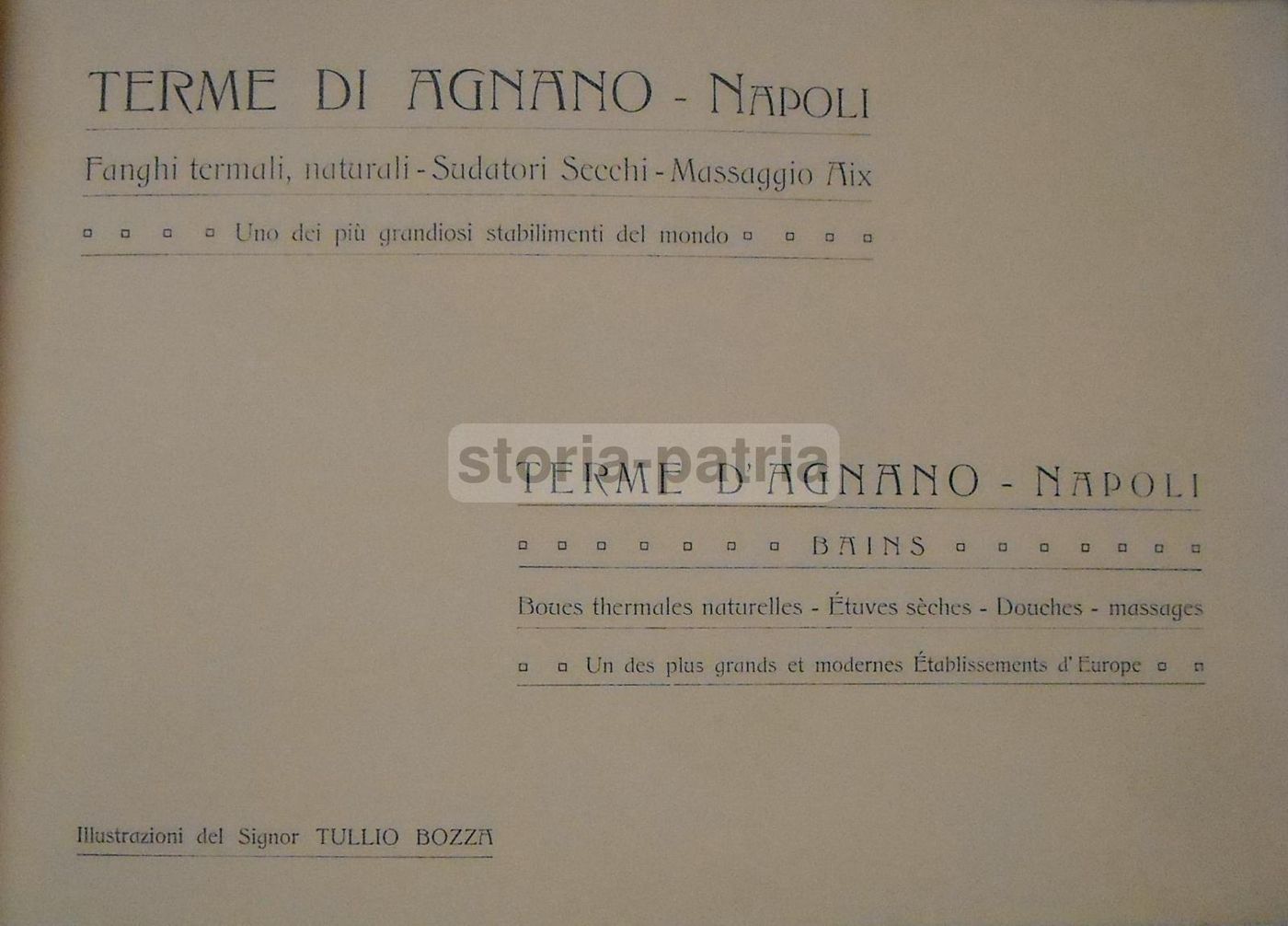 Terme Di Agnano, Napoli: Album Fotografico Liberty Del Primo '900