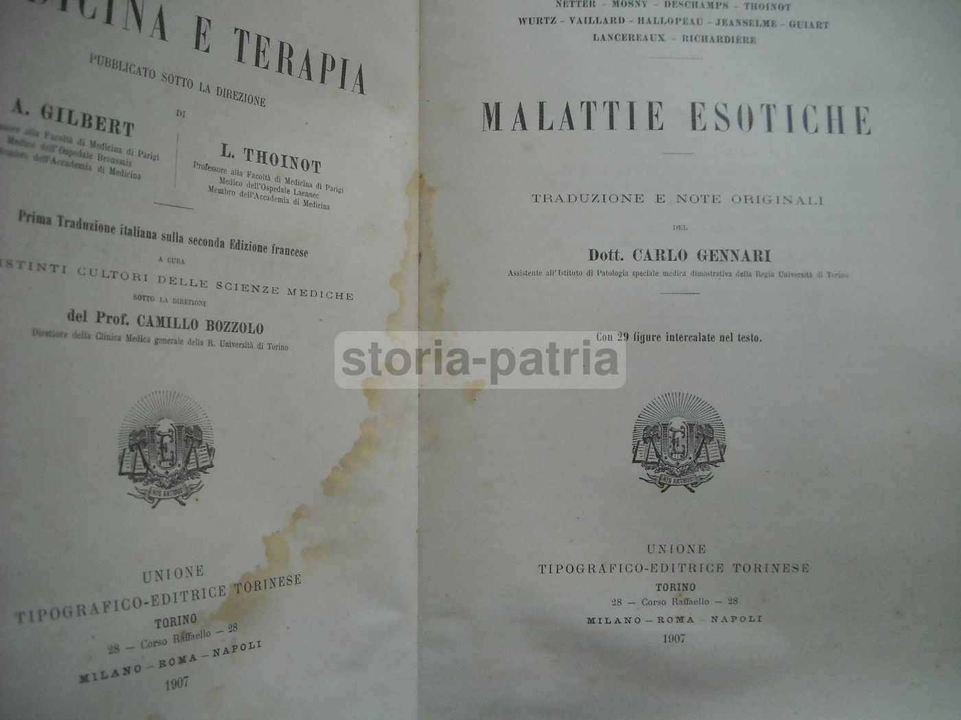 Malattie Esotiche (1907) UTET   Nuovo Trattato Di Medicina E Terapia