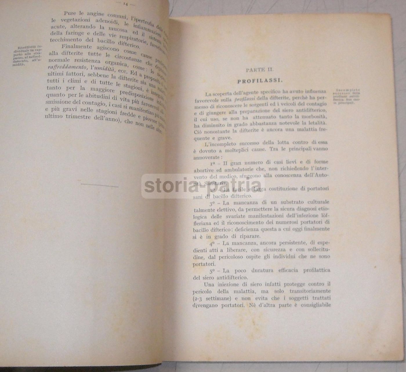 Difterite: Note Epidemiologiche E Profilattiche, 1930