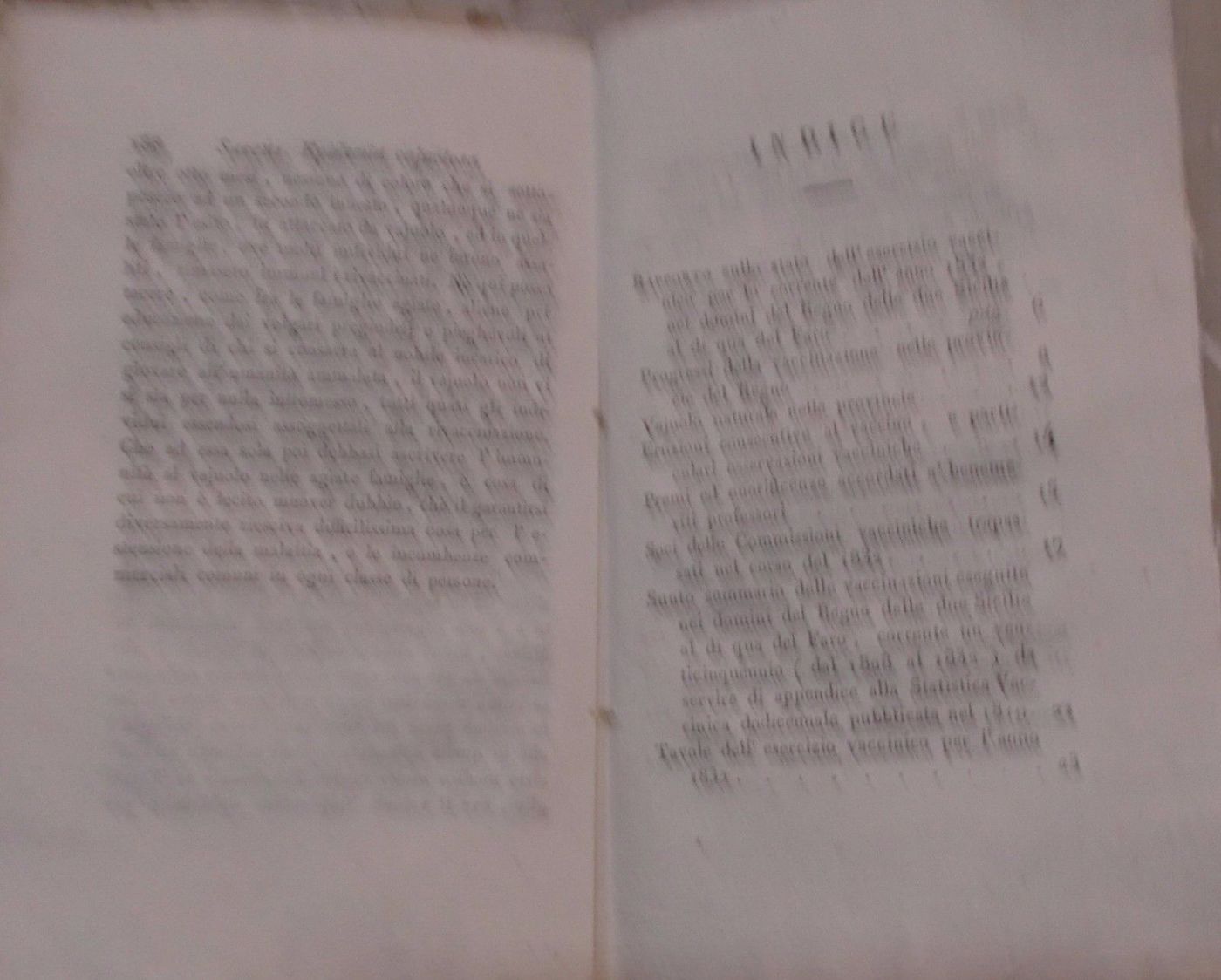 Biblioteca Vaccinica 1833: Napoli, Vaccinazione E Vaiuolo Nel Regno