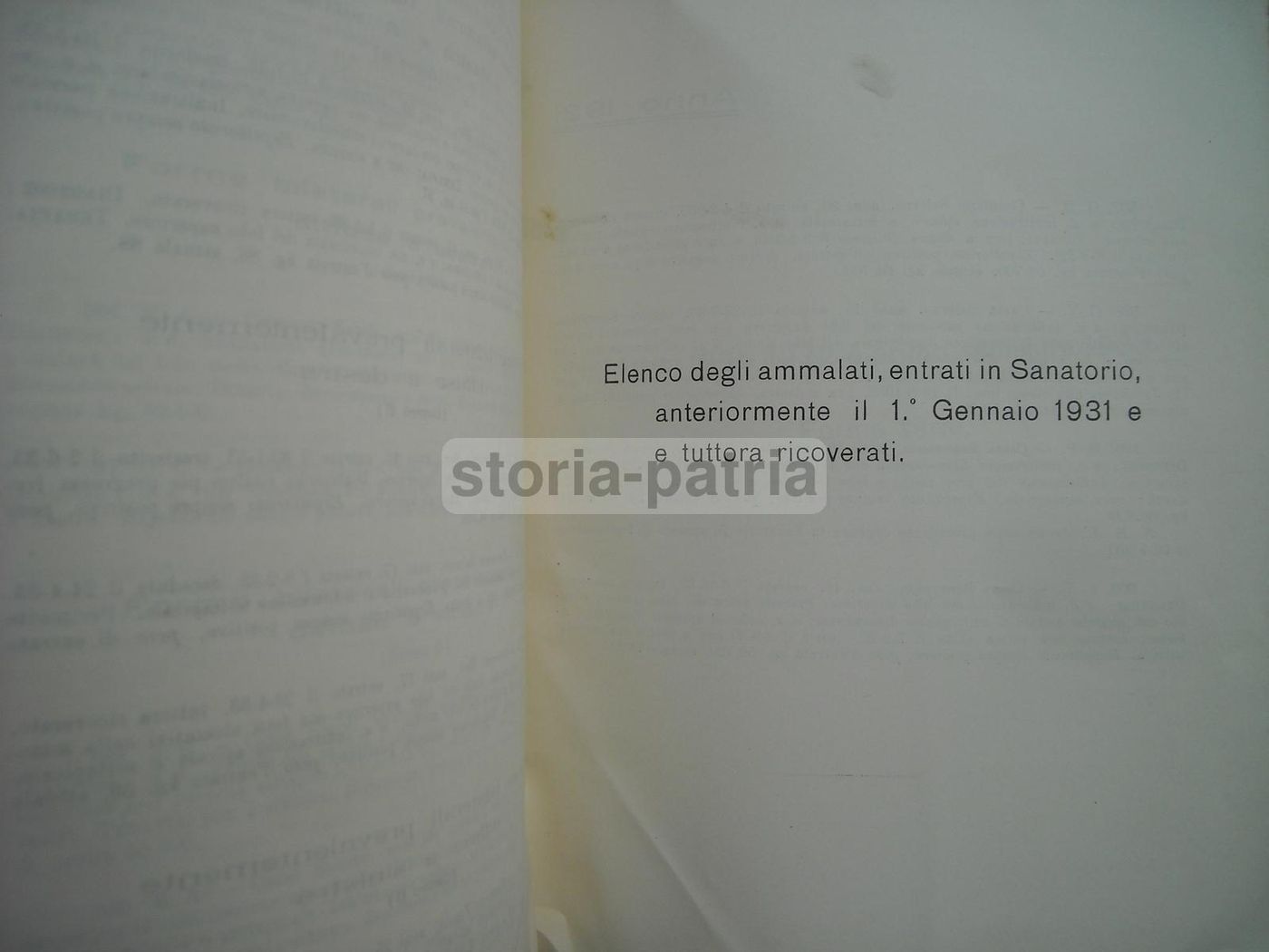 Sanatorio Caputi Napoli 1933 Chirurgia Polmonare Radiologia Medicina