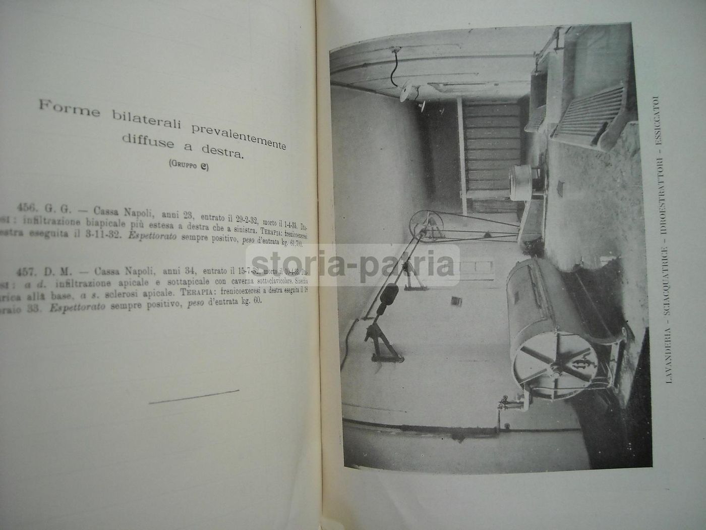 Sanatorio Caputi Napoli 1933 Chirurgia Polmonare Radiologia Medicina