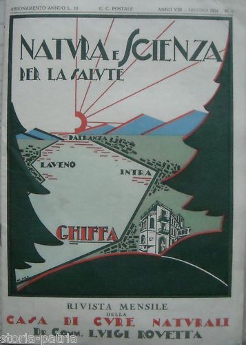 Natura E Scienza Per La Salute: Rivista Di Medicina Naturale, 1934