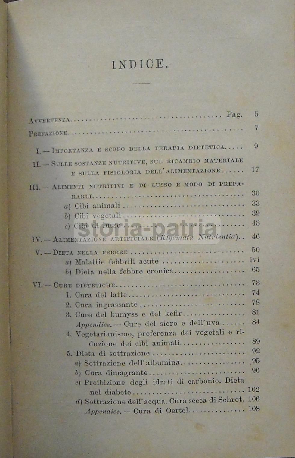 Modo Di Nutrire I Malati E Di Custodirli. Guida Pratica. Federico Schilling, 1896