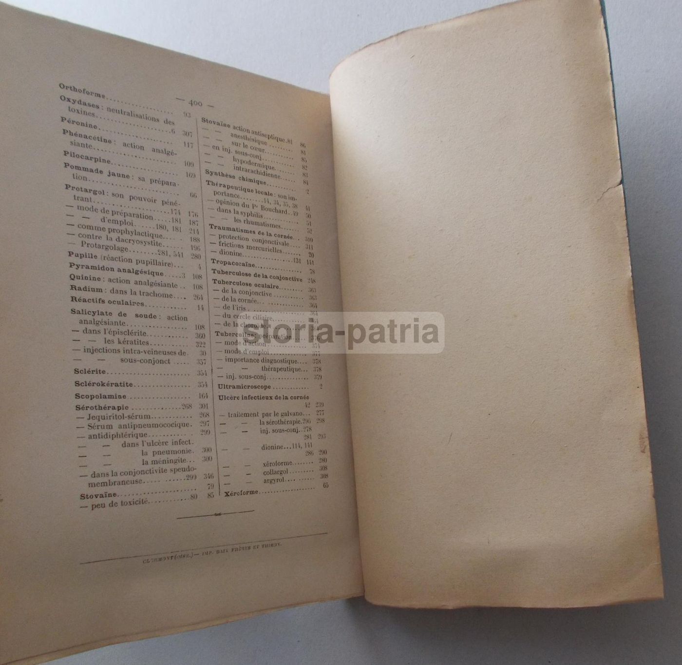 Darier: Leçons De Thérapeutique Oculaire (1909)   Trattato Di Oftalmologia