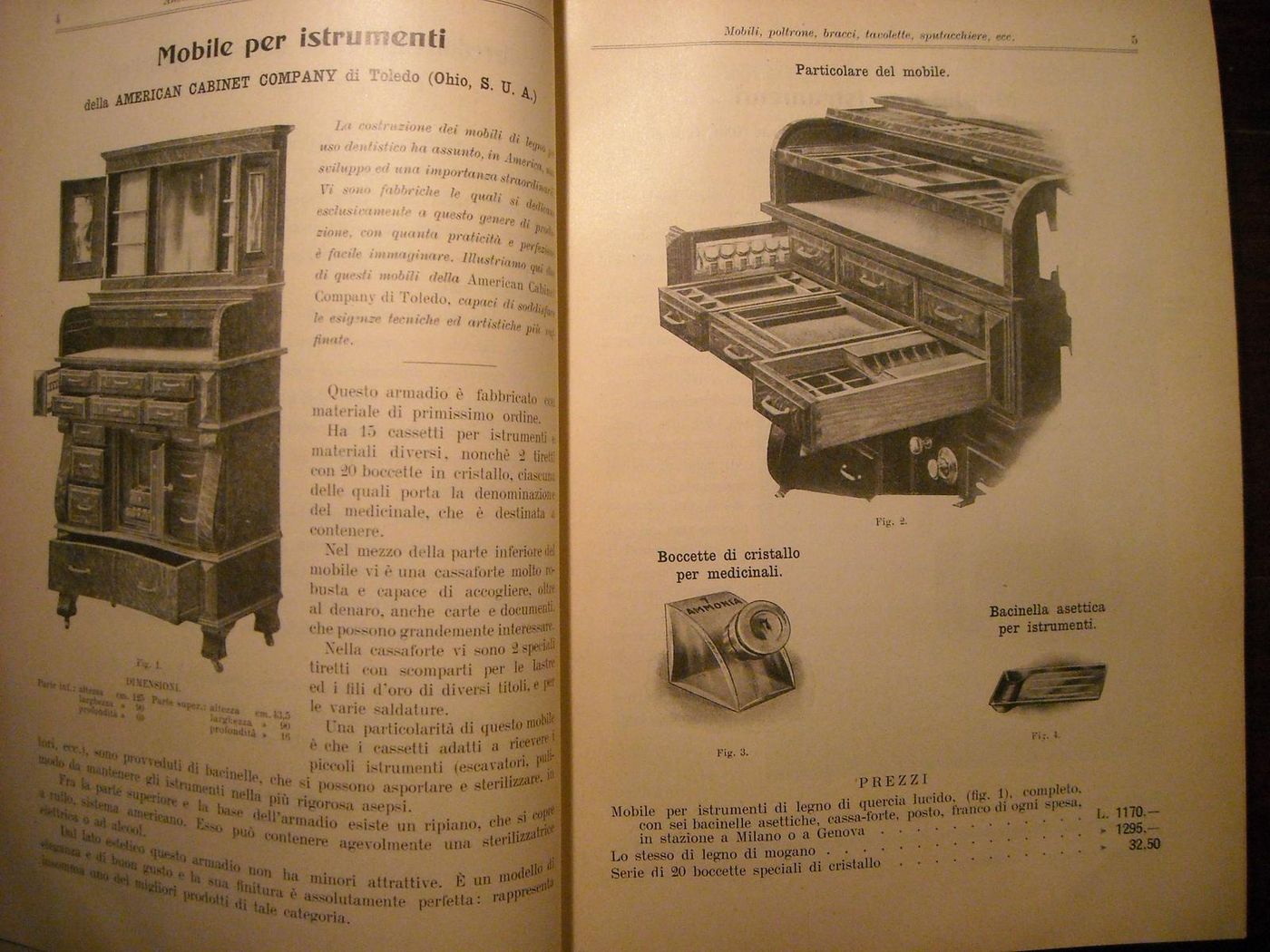 Catalogo Forniture Dentali Anni '20, Attrezzature Odontoiatriche