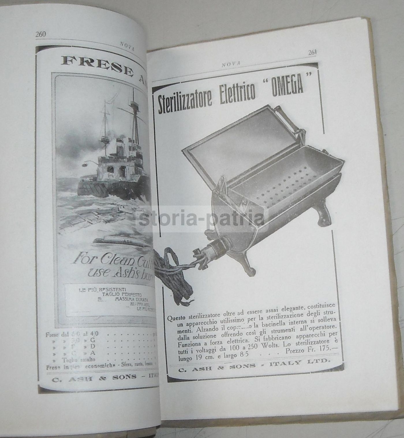 Nova Rivista Odontoiatria 1920 N.6 Con Pubblicità Ash & De Trey