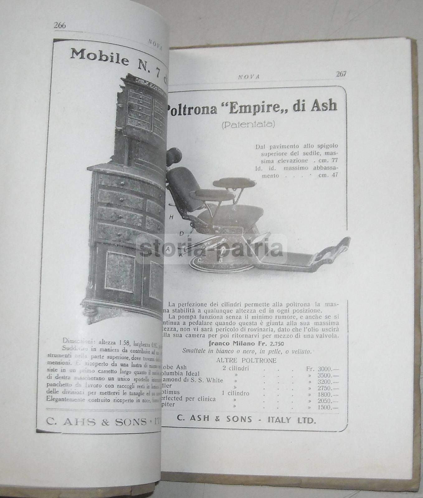Nova Rivista Odontoiatria 1920 N.6 Con Pubblicità Ash & De Trey