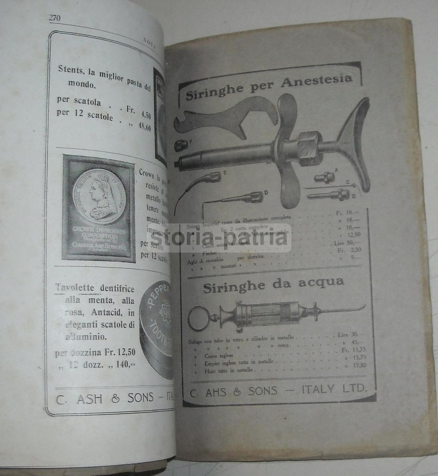 Nova Rivista Odontoiatria 1920 N.6 Con Pubblicità Ash & De Trey