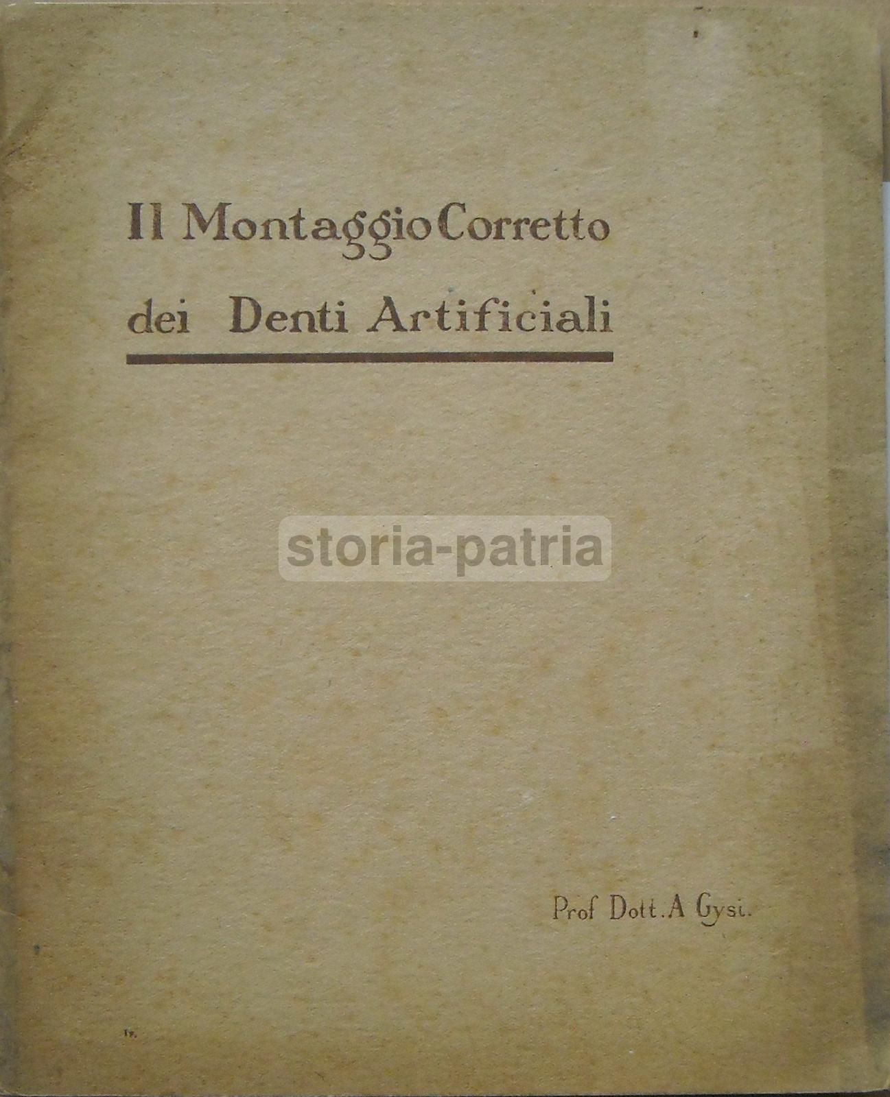 Manuale Denti Artificiali Anatoform E Articolatore Gysi, Anni '30