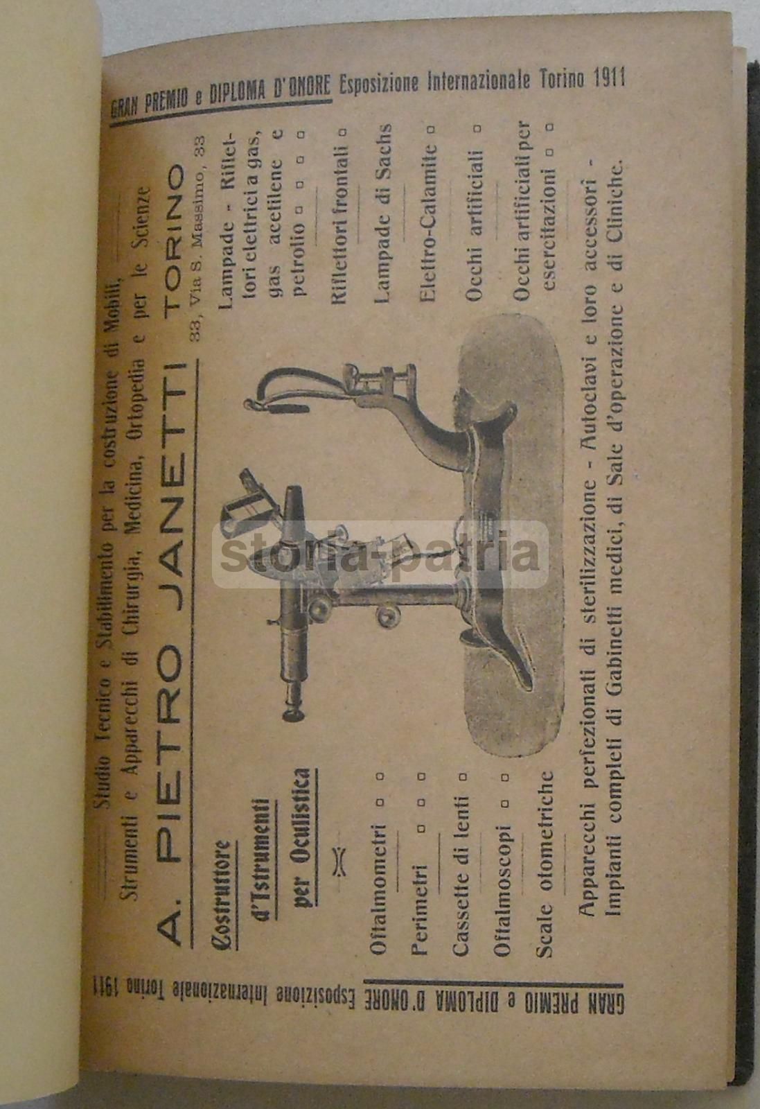 L'Arte Della Occhialeria: Caillaud   Passera (1913) Oftalmologia E Lenti