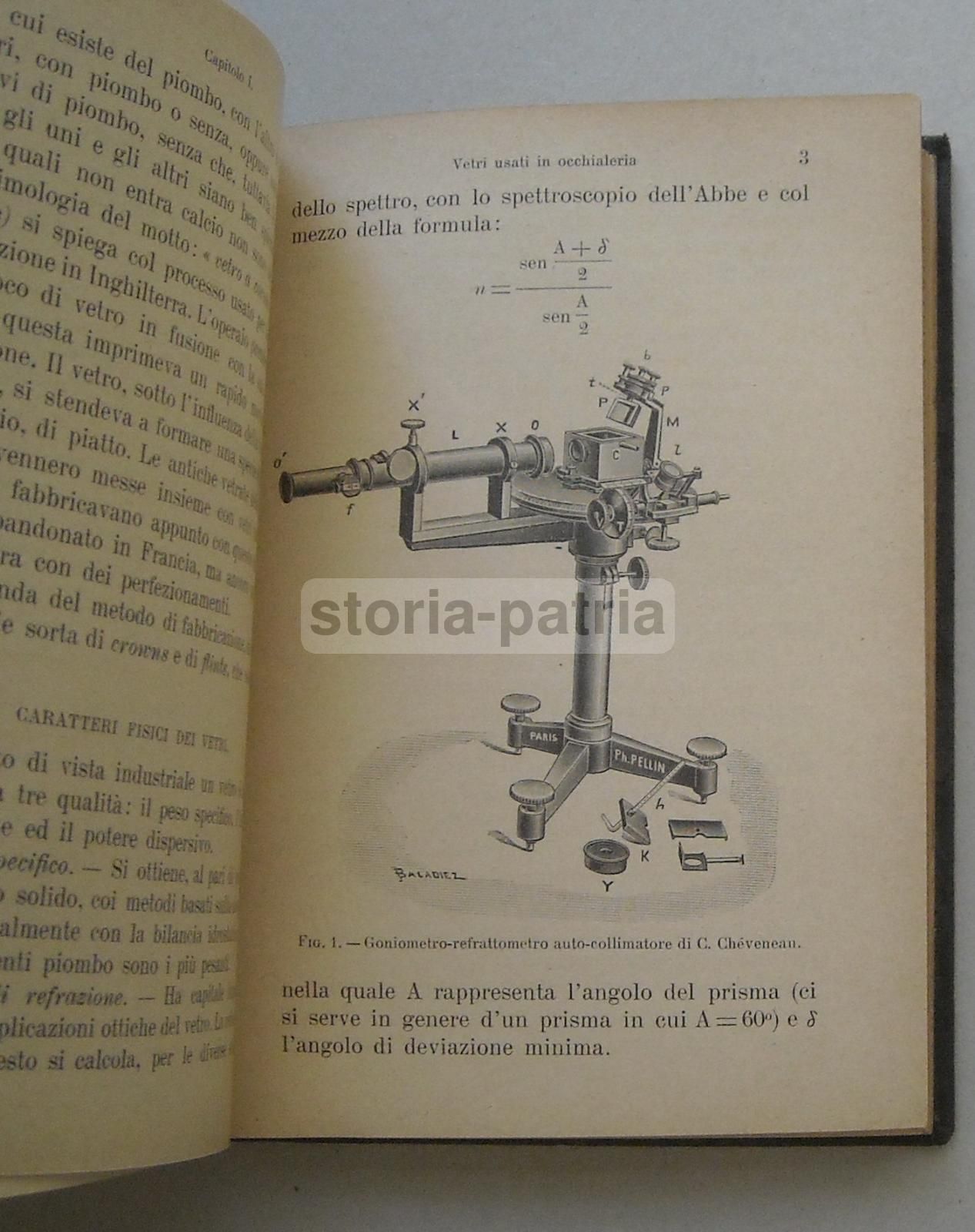 L'Arte Della Occhialeria: Caillaud   Passera (1913) Oftalmologia E Lenti