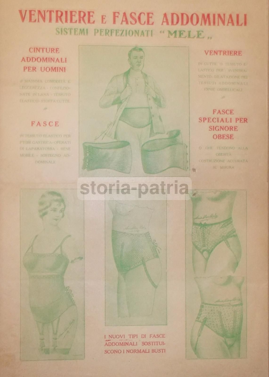 Catalogo Ortopedia Aniello Mele Napoli Primo '900 Illustrato