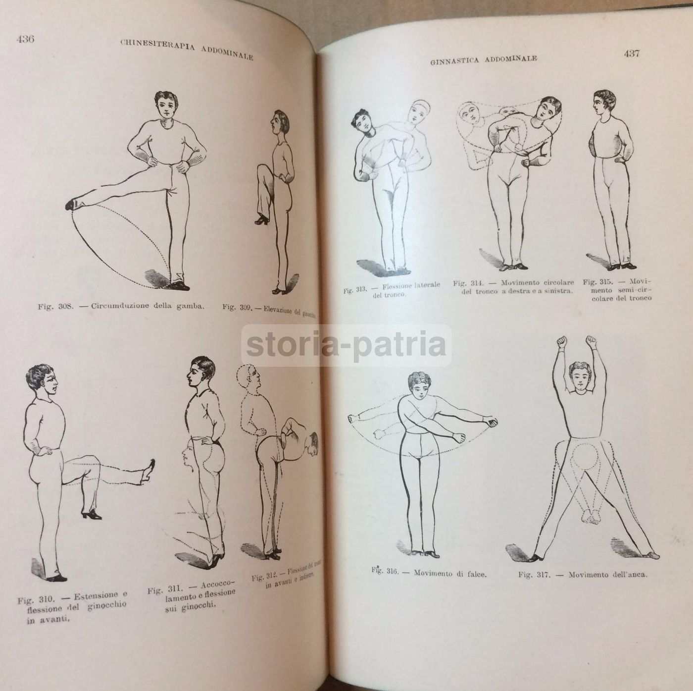 Fisioterapia, Chinesiterapia, Massaggio. Vallardi, 1912. Illustrato