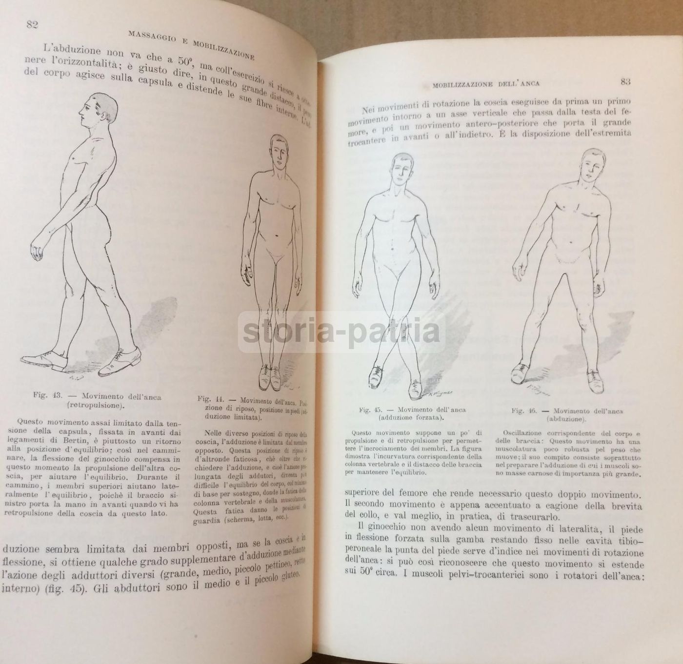 Fisioterapia, Chinesiterapia, Massaggio. Vallardi, 1912. Illustrato