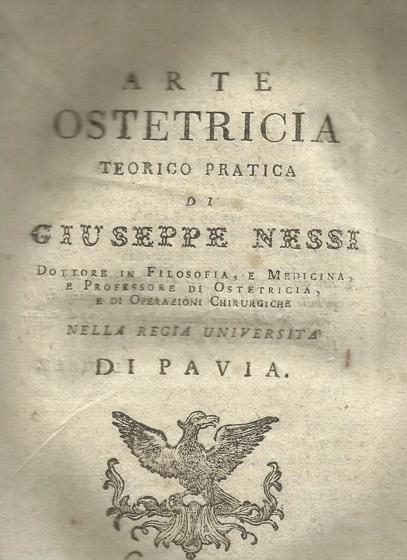 The Art of Obstetrics - Giuseppe Nessi (1797, Venice) - Antique Medical Treatise