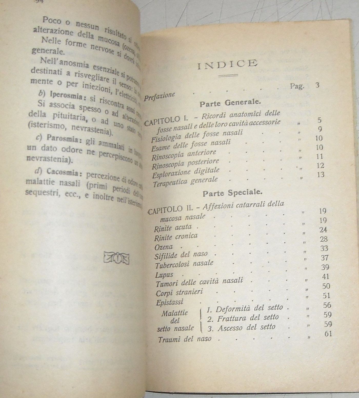 Malattie Del Naso. Airoldi, 1912. Otorinolaringoiatria, Milano