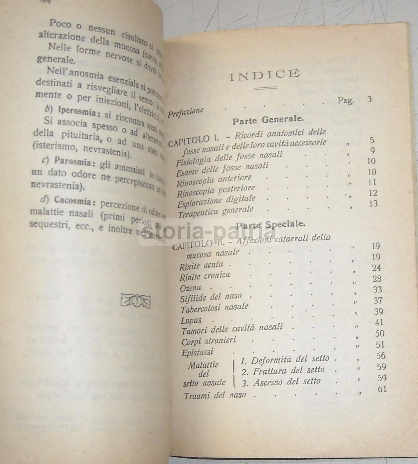 Malattie Del Naso. Airoldi, 1912. Otorinolaringoiatria, Milano