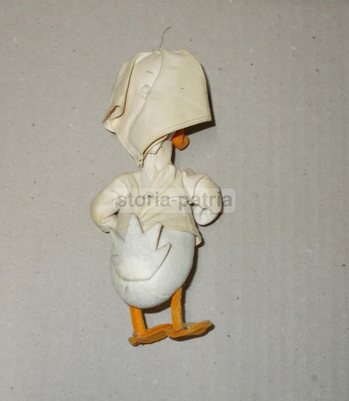 Pupazzo Paperina Infermiera Croce Rossa Pannolenci Vintage Anni '50