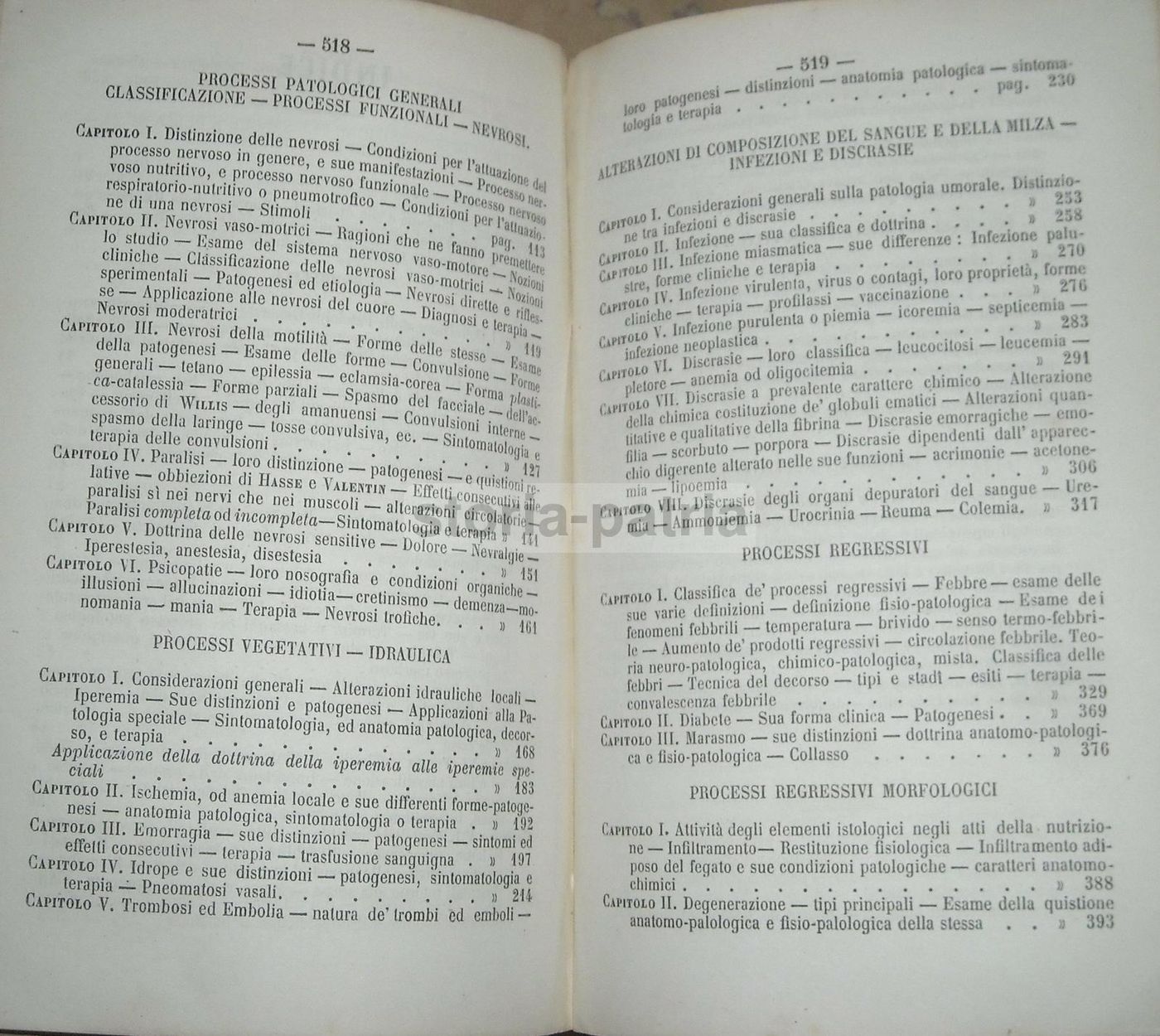 Manuale Di Patologia Generale   Antonio De Martini   Napoli, 1868