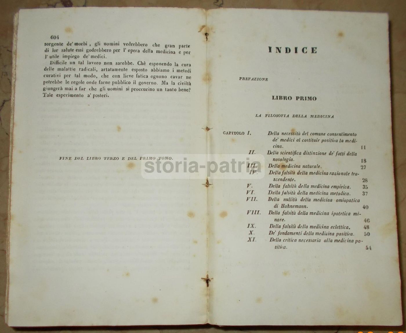 Nosologia Positiva Di Vincenzo Lanza, 1841 Napoli, Prima Edizione