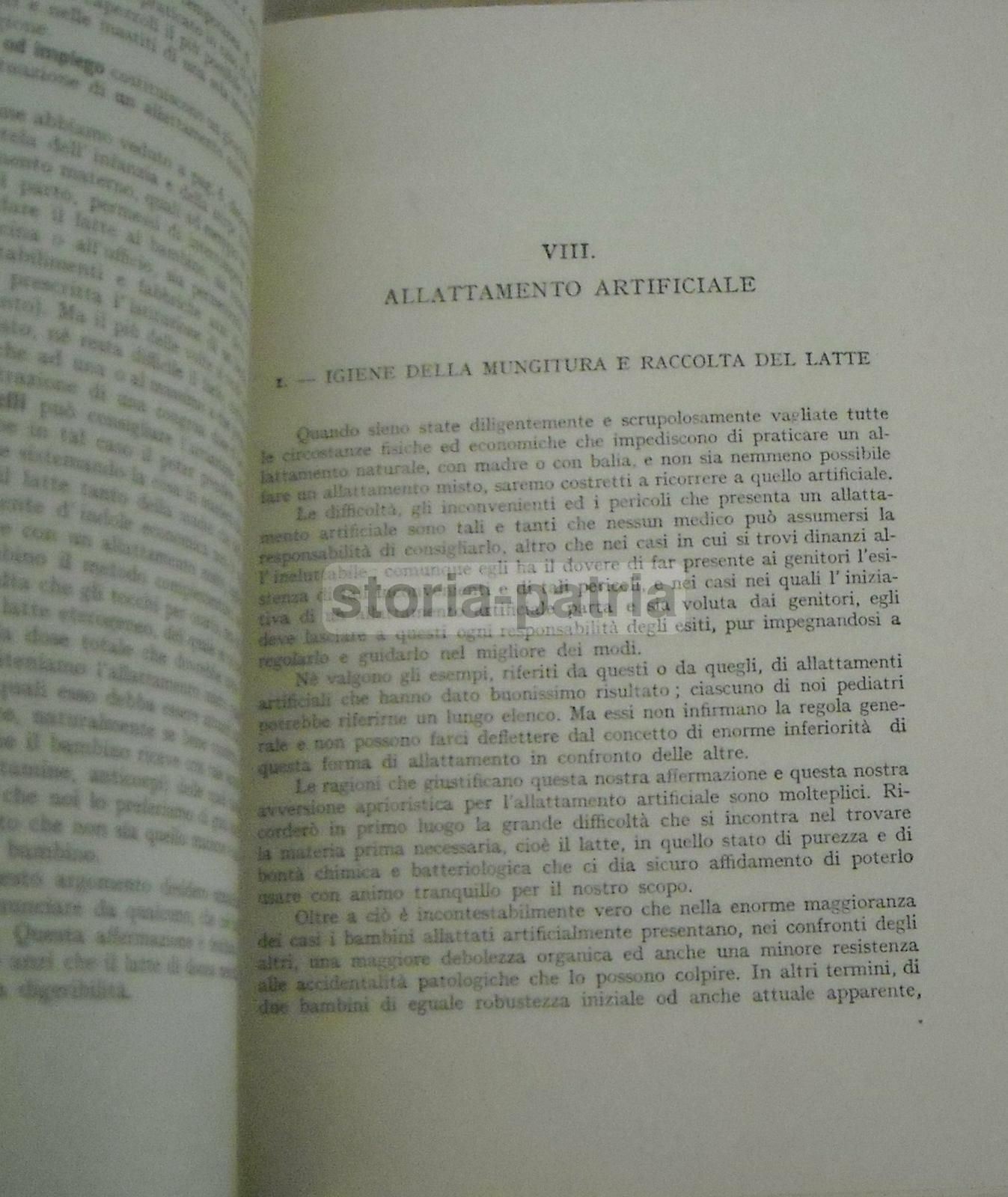 Puericultura E Igiene Infantile. Giuseppe Caccia, 1952. Le Monnier.