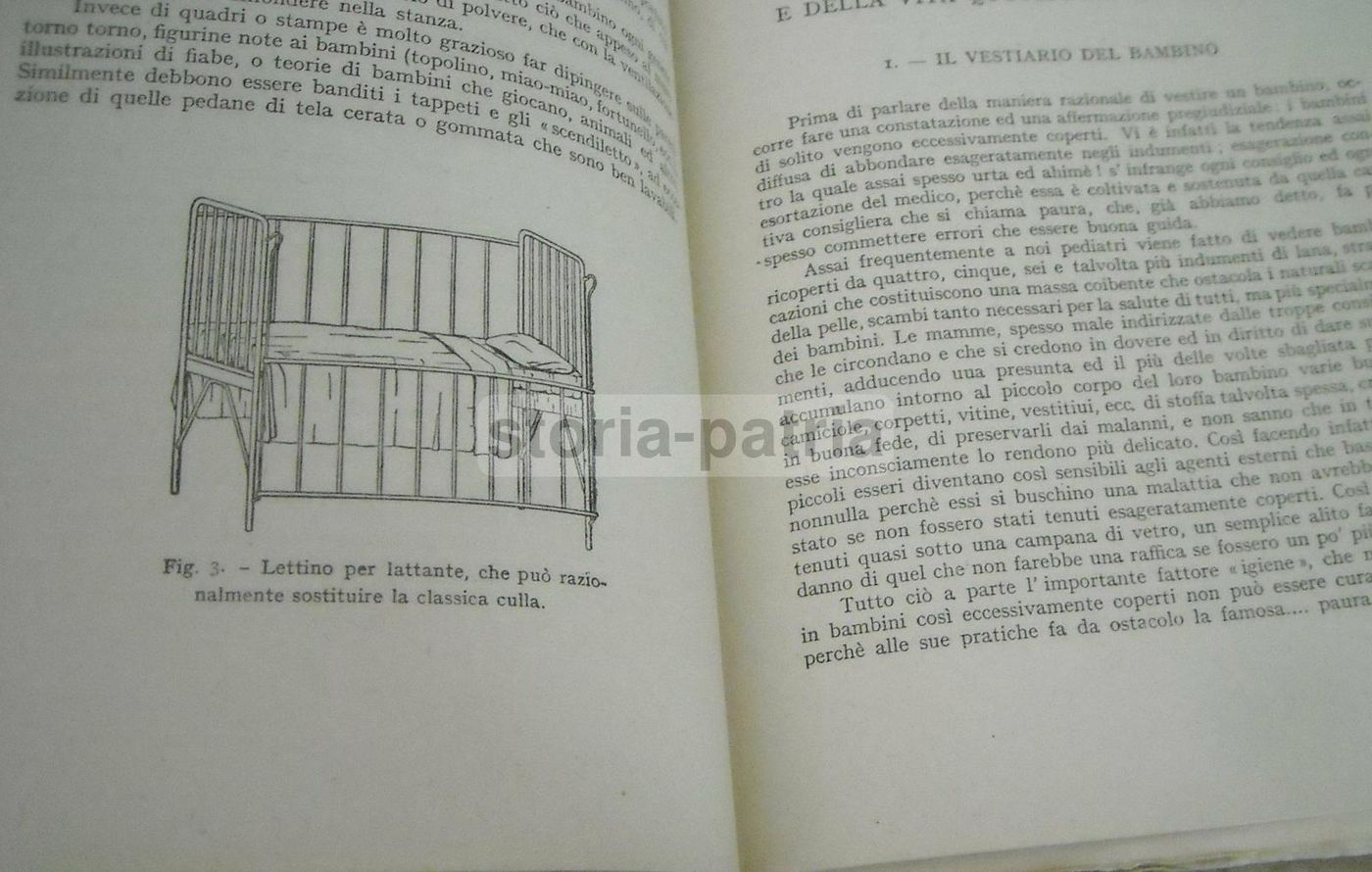 Puericultura E Igiene Infantile. Giuseppe Caccia, 1952. Le Monnier.