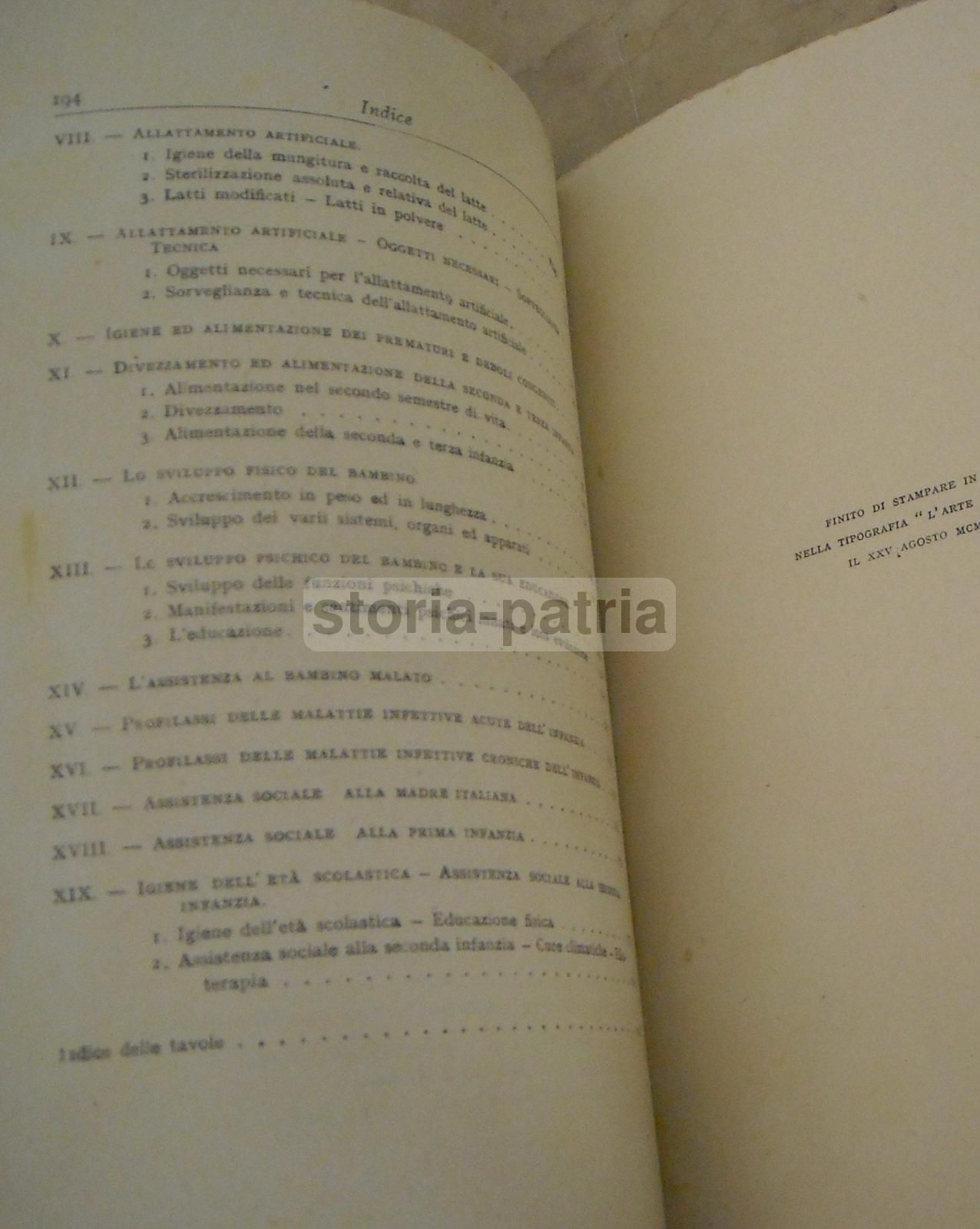Puericultura E Igiene Infantile. Giuseppe Caccia, 1952. Le Monnier.