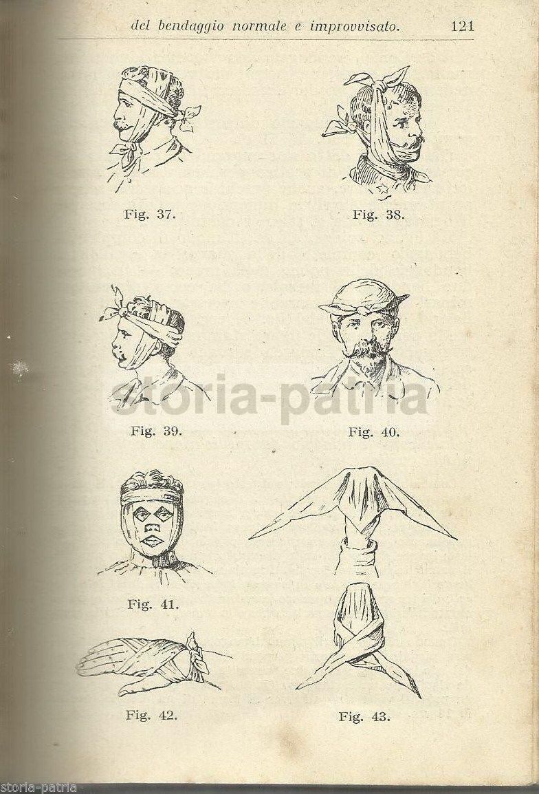 Soccorsi d'Urgenza: Carlo Calliano, 1916, Hoepli, Croce Rossa Militare