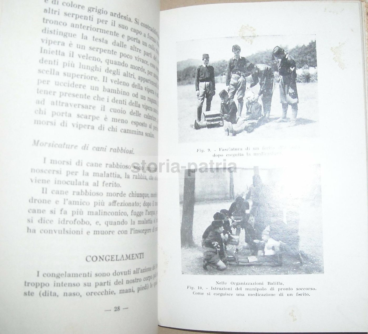 Il Soccorso d'Urgenza: Manuale Medico Dell'Opera Nazionale Balilla (1929) Con Grafica Futurista Di Gobbo