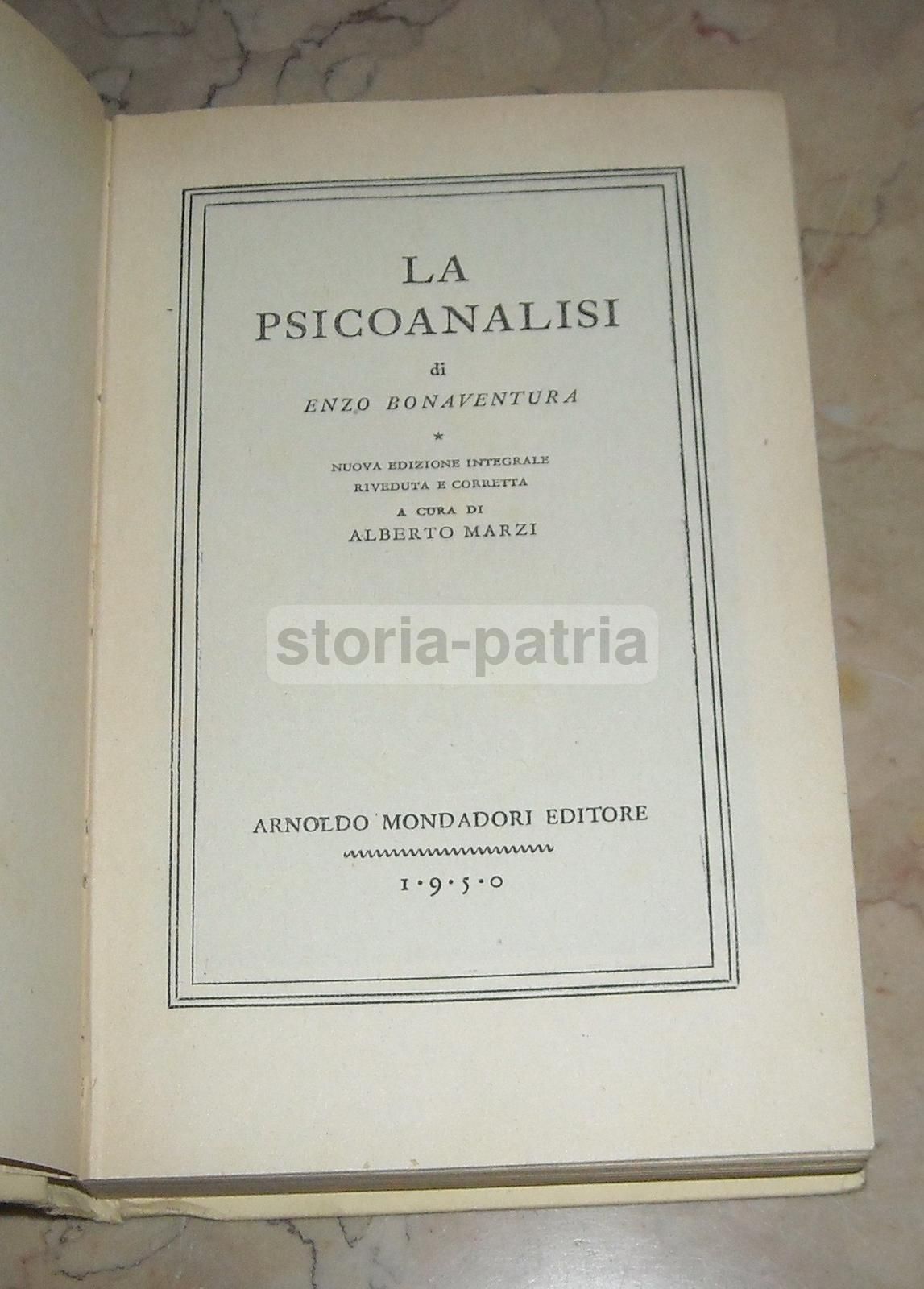 La Psicanalisi Di Giovanni Fabrizi 1928 Prima Edizione Cremonese