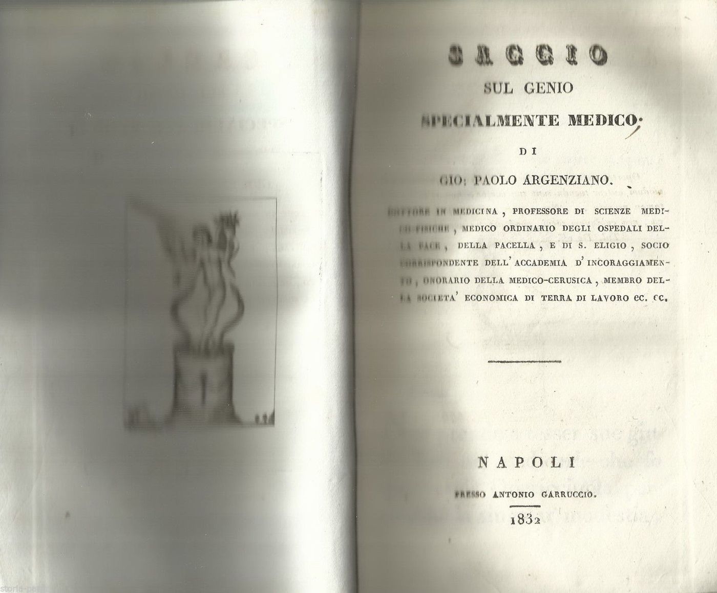 Saggio Sul Genio Specialmente Medico Di Gio. Paolo Argenziano (1832)