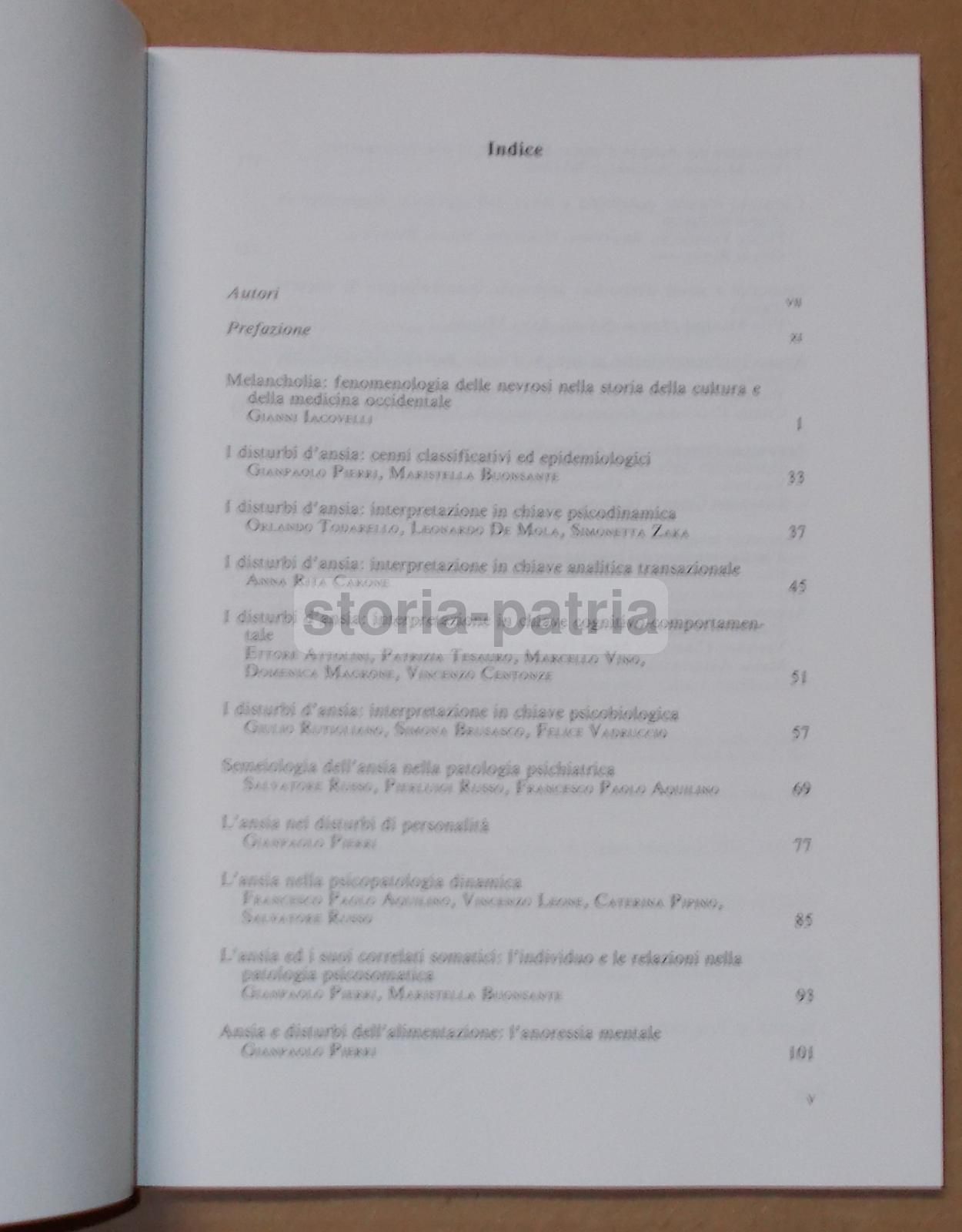 Medicina Psicosomatica: Disturbi d'Ansia E Anoressia. O. Albano, V. Centonze, 1991