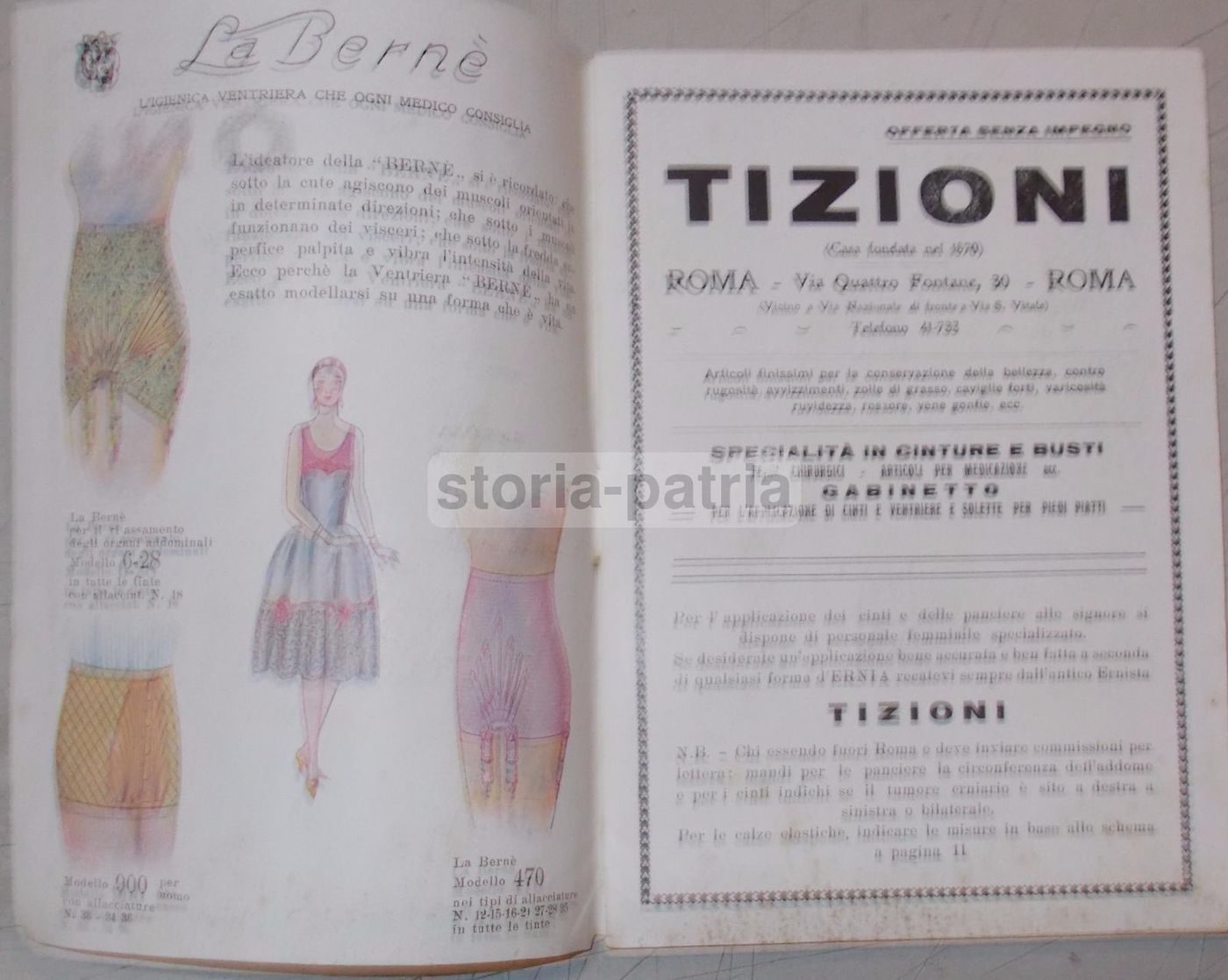 Catalogo Tizioni Roma: Attrezzature Mediche E Chirurgiche, Anni '30