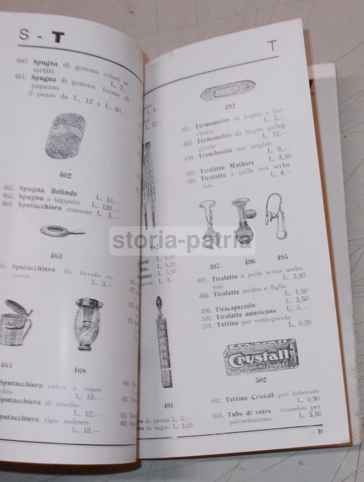 Catalogo Tizioni Roma: Attrezzature Mediche E Chirurgiche, Anni '30