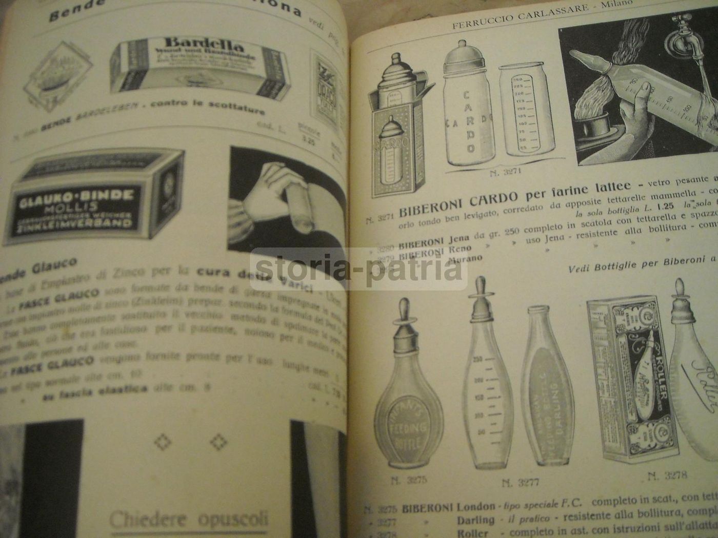 Catalogo Carlassare 1935 Attrezzature Mediche E Sanitarie Milano