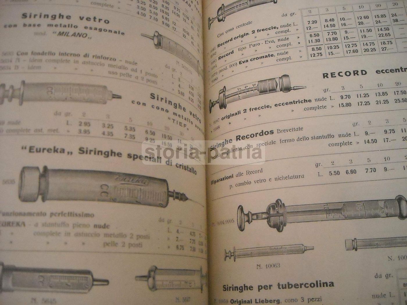 Catalogo Carlassare 1935 Attrezzature Mediche E Sanitarie Milano