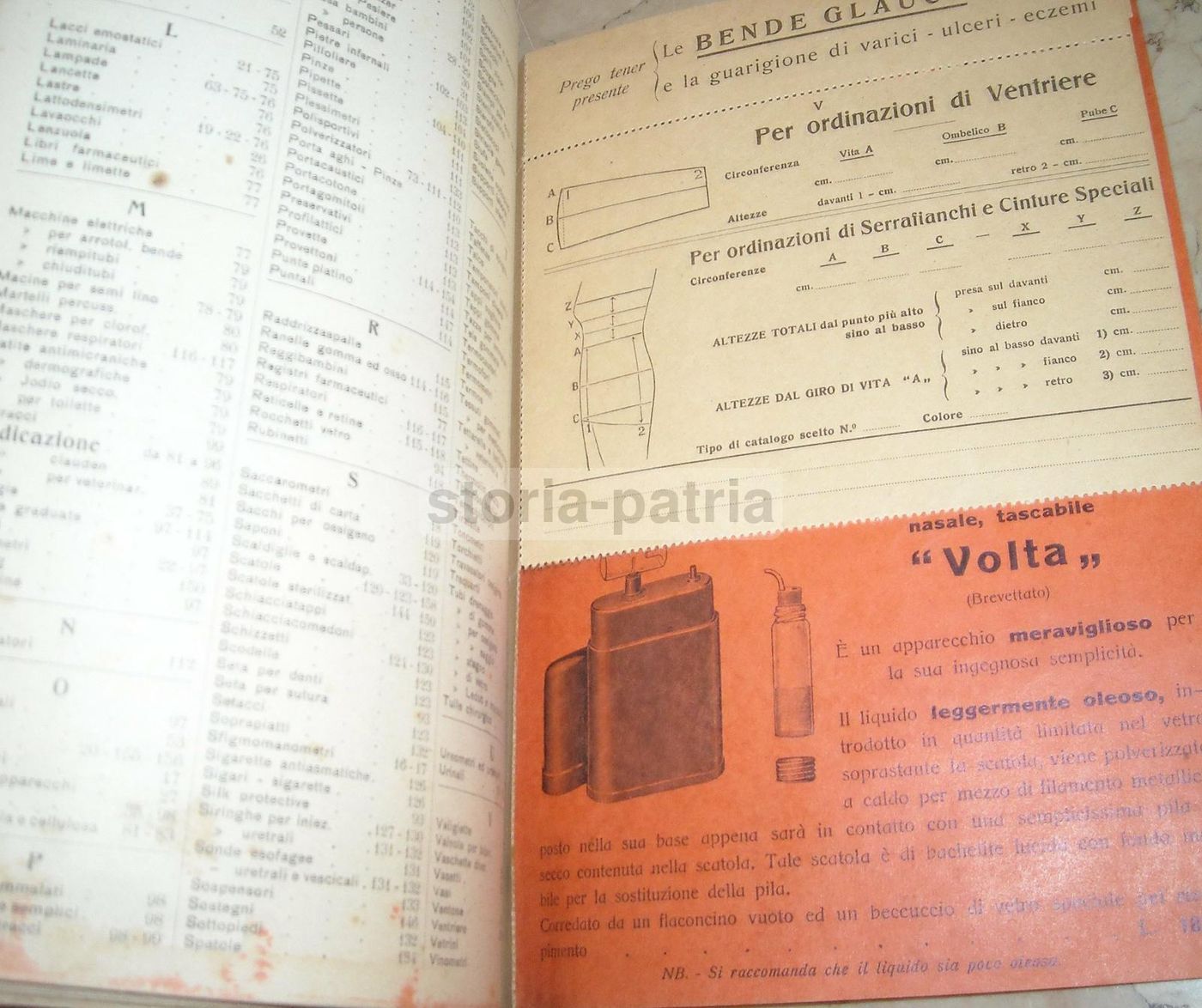 Catalogo Carlassare 1935 Attrezzature Mediche E Sanitarie Milano