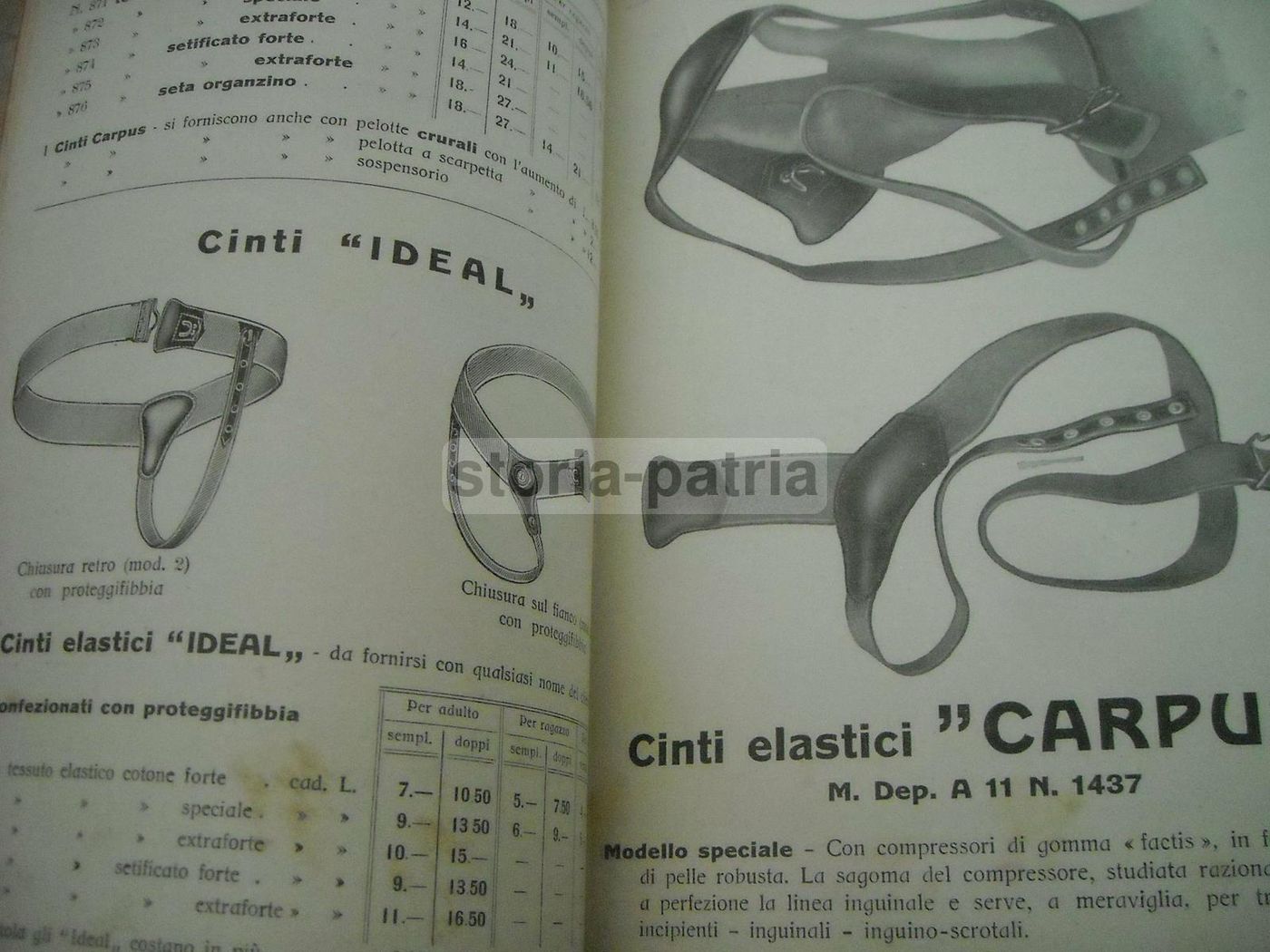 Catalogo Carlassare 1935 Attrezzature Mediche E Sanitarie Milano