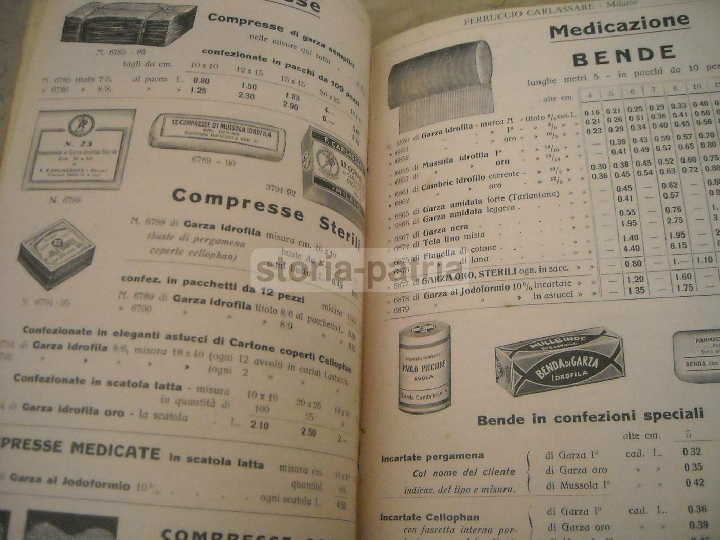 Catalogo Carlassare 1935 Attrezzature Mediche E Sanitarie Milano